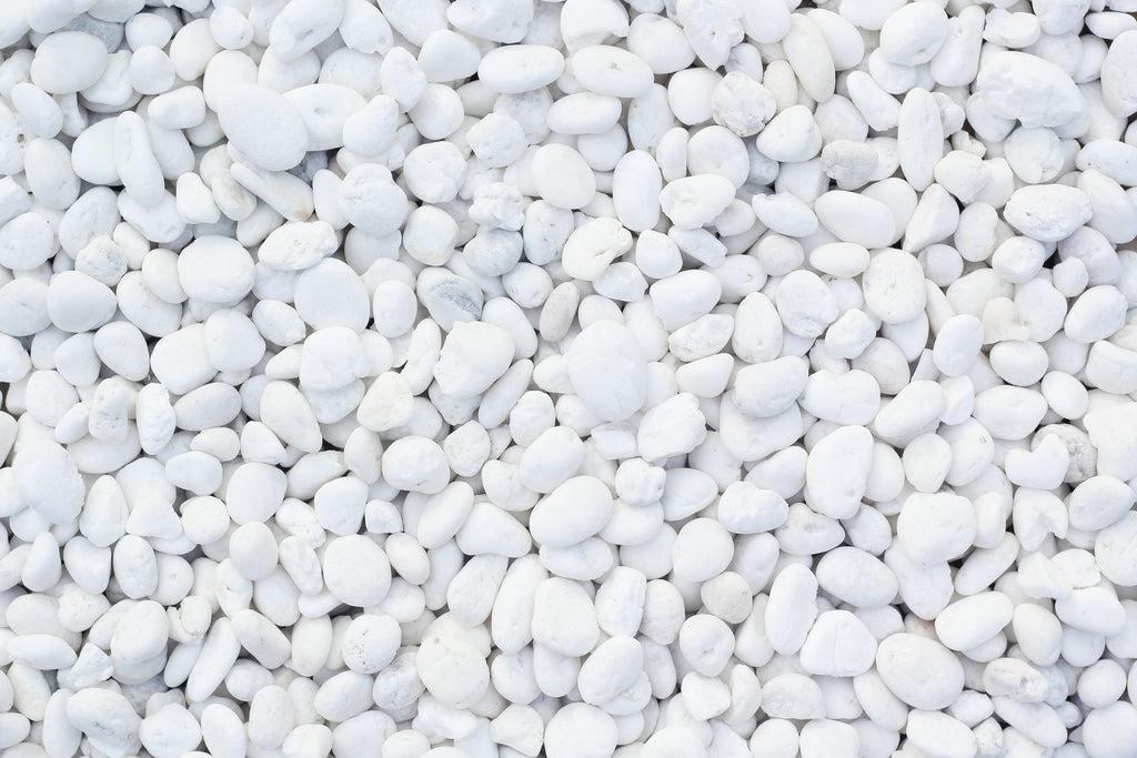 Snow White Marble Pebbles