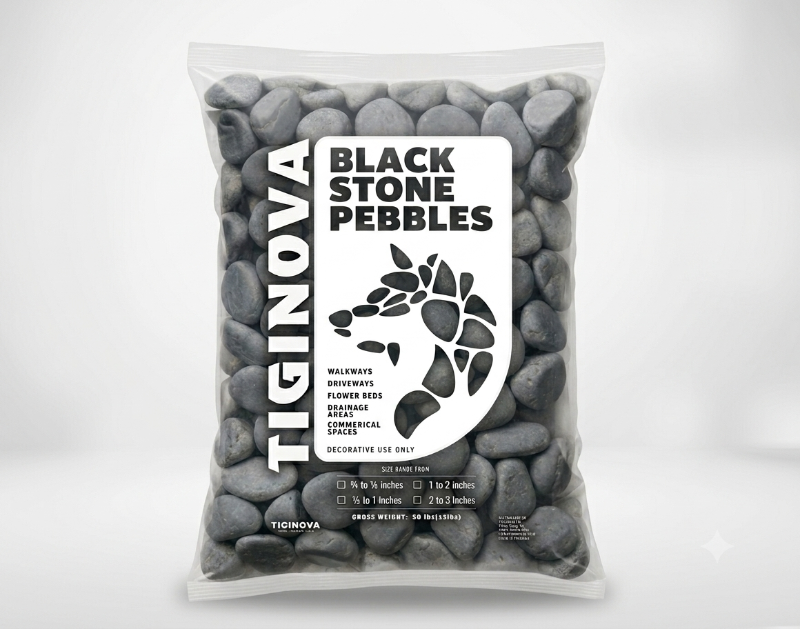 Black Stone Pebbles
