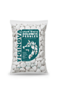 Snow White Dolomite Pebbles