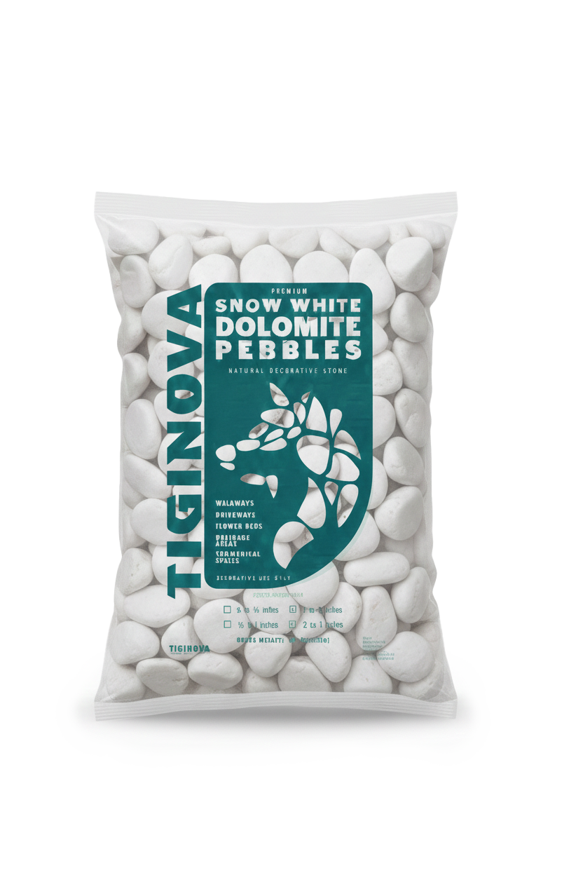 Snow White Marble Pebbles
