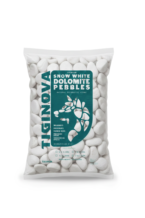 Snow White Marble Pebbles